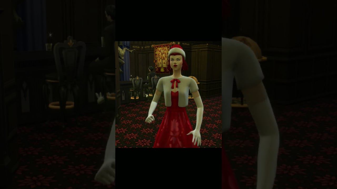 Новогодняя суета у вампиров в The Sims 4 смотреть онлайн
