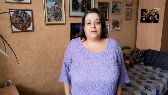 Вязание. Футболка из пряжи "Жемчужная" от фирмы Пехорка