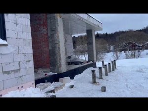 Монтаж ж/б свай