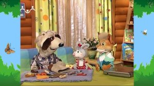 Утро в Шишкином Лесу. Быт. Красивые валенки