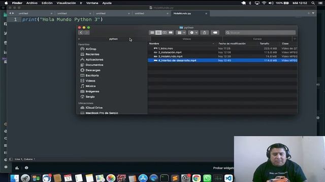 INTRO: 5 Ejecutar archivo python desde consola - [CURSO DE PYTHON 3] смотреть онлайн