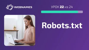 Настраиваем файл robots txt (урок 22/24)