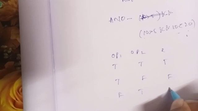 Logical operators in java