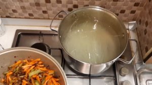Фунчоза (крахмальная лапша) с мясом. Пошаговый рецепт приготовления.