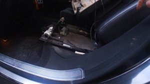 Как снять задние сиденья Mercedes W221