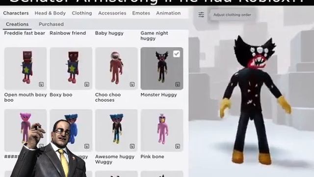 Senator Armstrong if he had Roblox?? смотреть онлайн