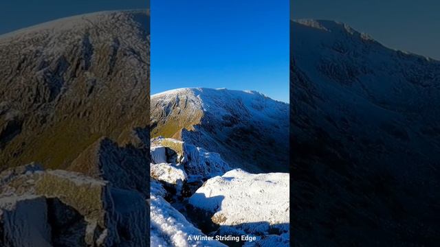 A Winter Striding Edge