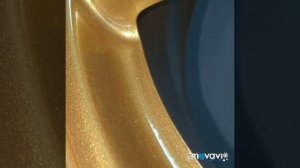 Порошковая (полимерная) покраска дисков. ( Золотой металлик)