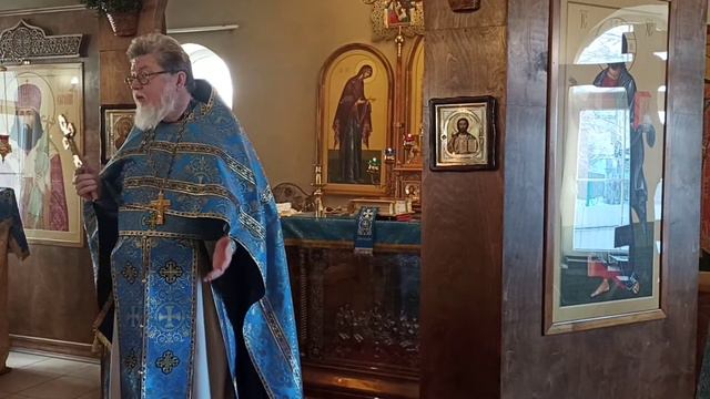 Сретение Господне. Проповедь прот. Георгия Высоцкого 15.02.21 смотреть онлайн