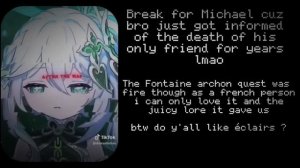 Aftons + others react to F!Y/N as Furina... [Part 1/?] (My au)