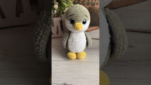 Вязаный пингвин. Вязаные игрушки. Ручная работа смотреть онлайн