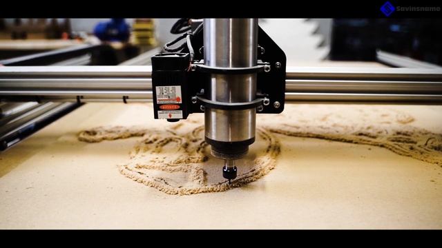Изготовление панно на фрезерном станке с ЧПУ Start. Savinsname. смотреть онлайн