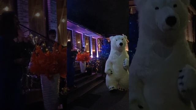 Самый красивый мишка для самой шикарной именинницы! Поздравление от белого медведя