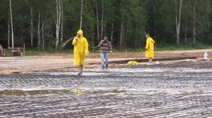Армирование фундаментной плиты толщиной 100 мм