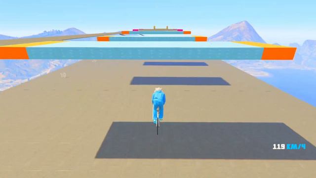 КАК ДАЛЕКО ТАЧКА НА КОЛЮЧКАХ СМОЖЕТ ПРОЕХАТЬ ПО СЛОМАННОЙ ДОРОГЕ ЭКСПЕРИМЕНТЫ ГТА 5 смотреть онлайн