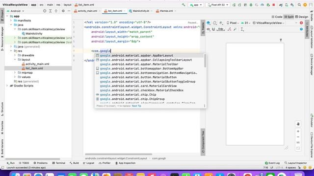 EP#4-1 การใช้งาน RecyclerView ภาษา Kotlin บน Android Studio смотреть онлайн
