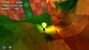 Sonic GDK - Green Hill Paradise Act 2: Chaos Emeralds, Super Sonic, Secret & Hyper Sonic