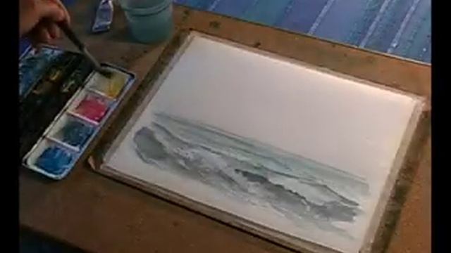 Watercolour - painting the Sea and the Sky смотреть онлайн