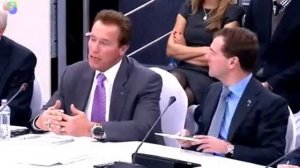 Арнольд Шварценеггер в Сколково о технологиях