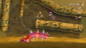 Как пройти ниже 40 секунд Rayman Legends "Зыбучие пески" (Захвачено)