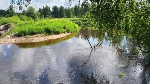 Река Судогда. The fast waters of the Sudogda River