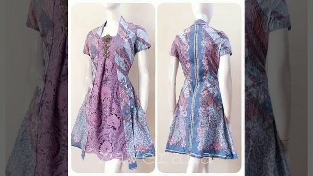 Simple And Stylish Casual Cotton Printed Batik Dresses /Batik Fashion Trend 2020 смотреть онлайн