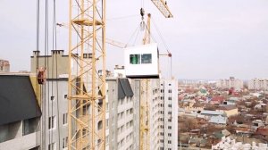 Монтаж крышной блочно-модульной котельной ТКУ-1590 в Саратовской области