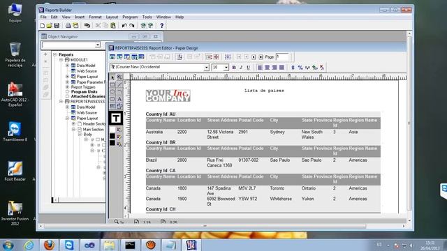 Inicio para crear reportes en Oracle смотреть онлайн