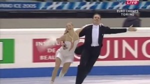 Татьяна Навка и Роман Костомаров.  eurochamps torino 25.01. 2005