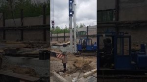 Фундамент на железобетонных сваях сечением 300х300 длина сваи 7 м