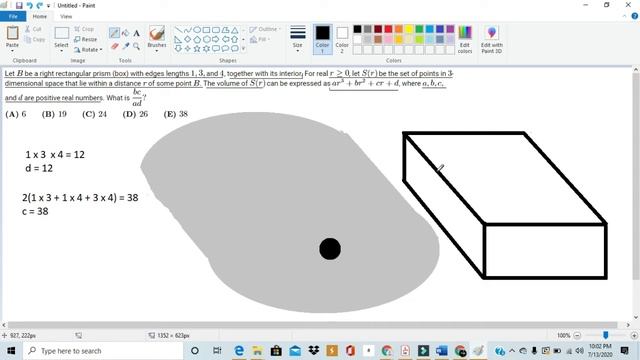 Solving AMC 10B 2020 #20. Think Outside the Box! смотреть онлайн