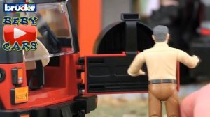 Мультик про Джип ☆ Bruder  - Land Rover  ☆ Джип на ферме ☆ Развивающие видео для детей