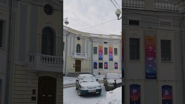 Тверь, площадь Ленина. Tver, Lenin Square #Россия #тверь #прогулкипотвери #зимавРоссии #русскаязима