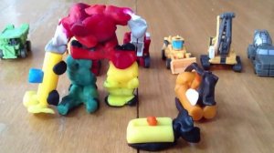 Transformers, Devastator z plasteliny - animacja stop motion