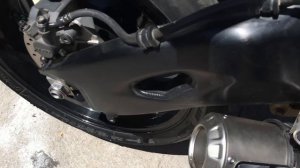 Honda CBR 1000 testing exhaust sound