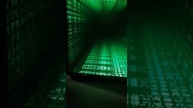 бесконечное зеркало, эффект как в фильме matrix матрица интерьер