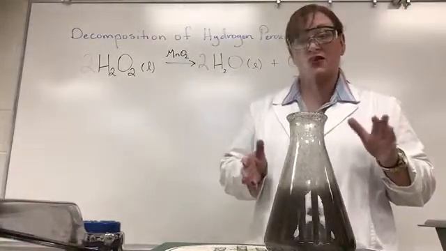 Decomposition of H2O2 with Catalyst смотреть онлайн