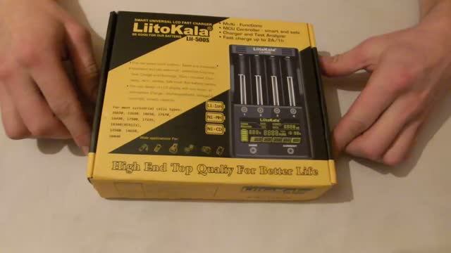 Умное зарядное устройство LiitoKala Lii-500S с АлиЭкспресс смотреть онлайн