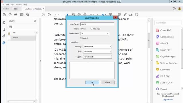 How to Remove Layers from PDF File with Adobe Acrobat Pro 2020 смотреть онлайн