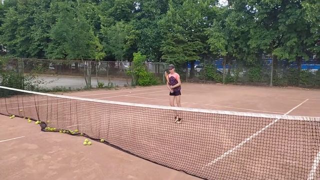 Тренировка удара слета теннис смотреть онлайн