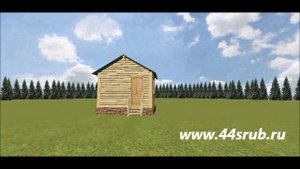 Проект бани из бруса 3х4.