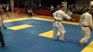 British Karate Kyokushinkai 8th Cup of Europe Aleksandr Karshigeev v Louis Bax