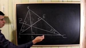 Точка пересечения высот треугольника - Ортоцентр. ИЗИ ЗАДАЧА