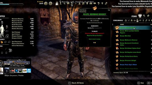 ESO Greymoor Warden Eldjan Greymann visits Haafingar Hoard, the Solitude Bank смотреть онлайн