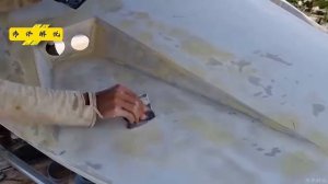 Востановление старой лодки ! Китайская техника.