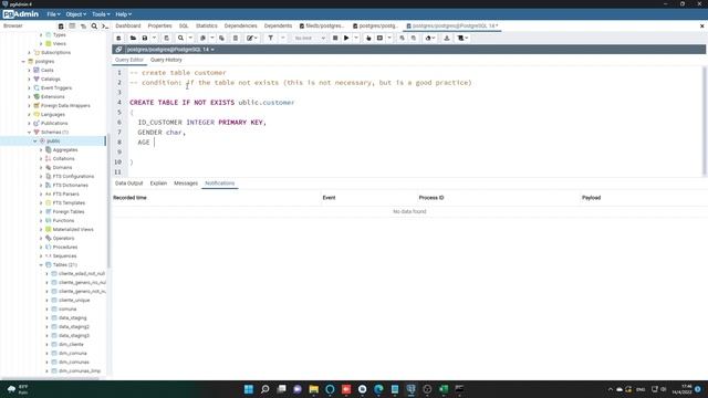 POSTGRESQL TUTORIAL: How to CREATE TABLE in Postgres PG ADMIN смотреть онлайн