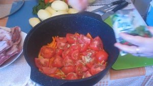 Как приготовить хашламу с овощами и картофелем. Хашлама из баранины на пиве видео рецепт