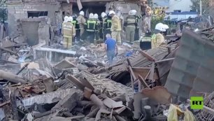 آثار القصف الأوكراني على مدينة بلغورود الروسية