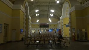 Беларусь  Жлобин   жд вокзал ночь