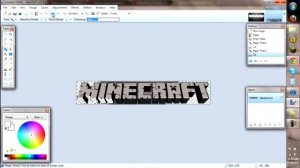 Minecraft Logo Editing:Tutorial